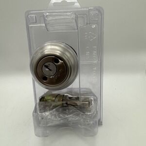 KWIKSET 99850-074 SATIN NICKEL DOUBLE‎ CYLINDER DEADBOLT FEATURING SMARTKEY